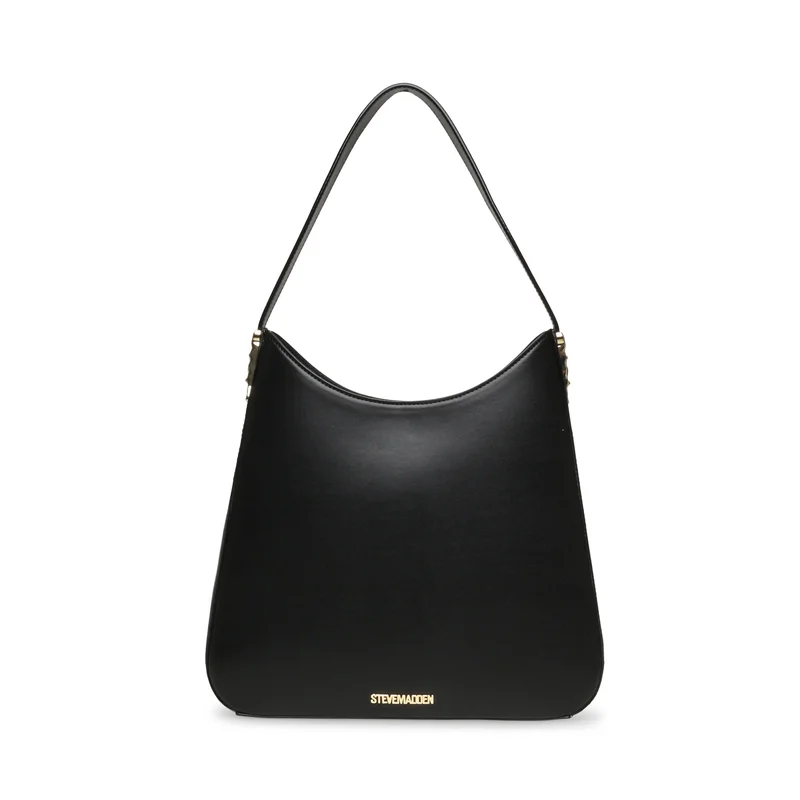 STEVE MADDEN Steve madden maxeem women's black/gold tote bag
